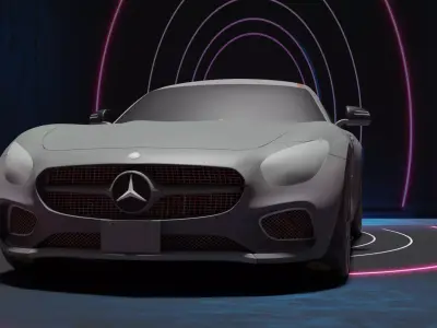 MERCEDES AMG GT S 2016 3D model