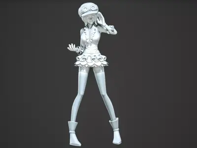 Koala - Revolutionary Army - ONE PIECE - Splitt part 3D print model