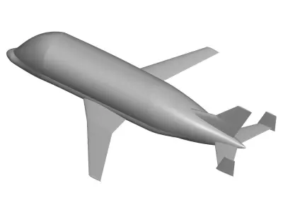Airbus A300 Beluga 3D model purchase