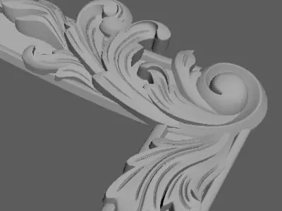 mirror 3d model for cnc machines 3D model