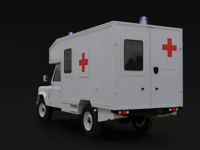 LR Defender Ambulance 3D model
