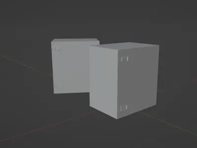 Industrial Transport Box 3D model