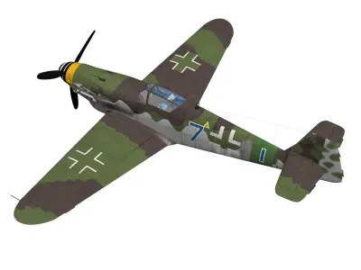 Messerschmitt Bf 109 K4 3D model