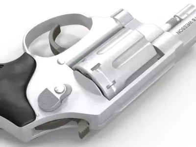 Revolver Smith and Wesson 3D model