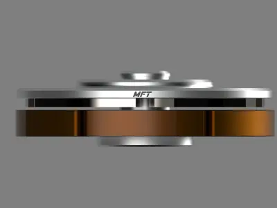 Axial Flux Coreless BLDC Motor 3D model