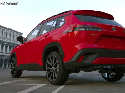  Toyota Corolla Cross 2023 Red Color 