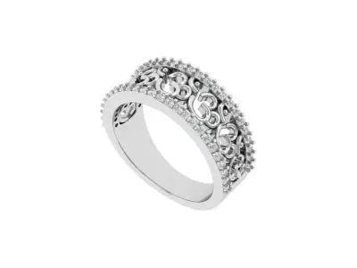Om Diamond Ring 3D print model purchase