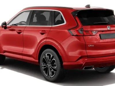 Honda CR-V 2023 with interior 3D model