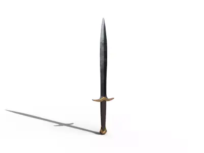 Sword Low-poly 3D model 67