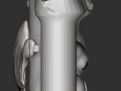 LIGHT FURY POPCORN BUCKET 3D PRINT MODEL 3D print model purchase