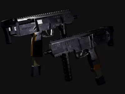 ST Kinetics CPW SMG Free low-poly 3D model