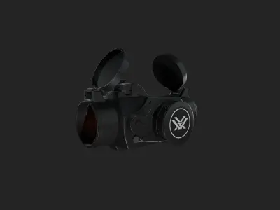 SPARC II RED DOT AIM Game Ready Low-poly 3D model