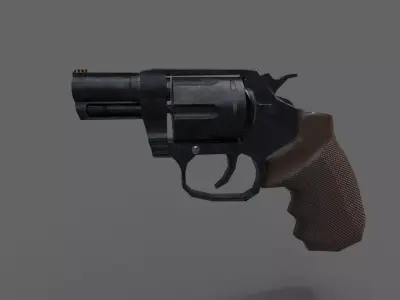 Game Ready ColtCobra 38 Special Low-poly 3D model