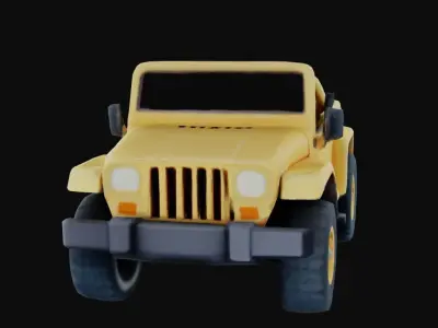 Sunny Rover Low-poly 3D model