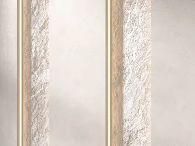 Headboard 3d Wall Panel 07 3D model