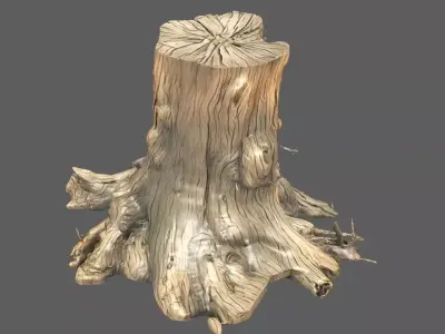 Log Wood 3D model