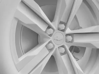 Chevrolet Camaro ZL1 2012 wheel 3D model