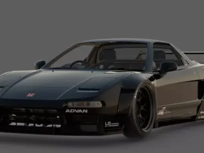 2020 Honda NSX NA1 LB Works 3D Model  Japanese Icon Perfection 3D model