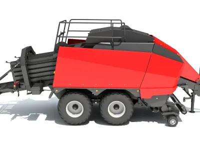 Large Square Baler 3D model purchase