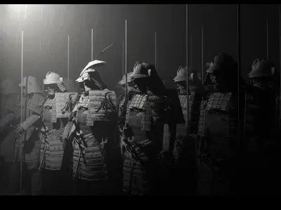 Samurai Soldier 3D CONCEPT ART model  3D model
