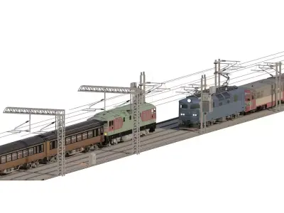 British generic diesel trains 3D model