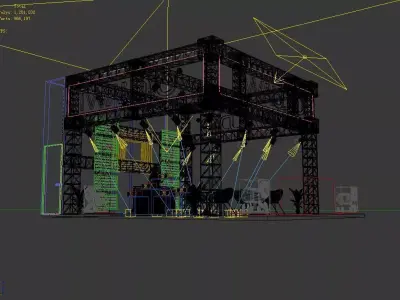 Exhibition - Area - 6X7-3DMAX2011-02 3D model