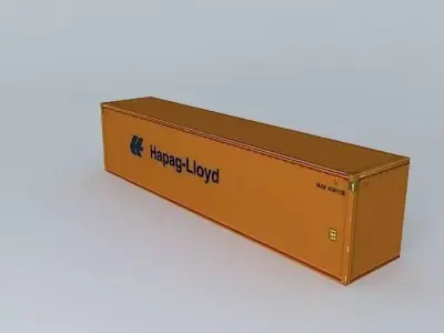 Hapag Lloyd Container 40 Free 3D model