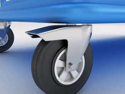 Warehouse trolley 3d model 3D model