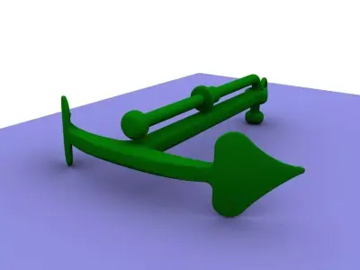 light anchor folded 3D model