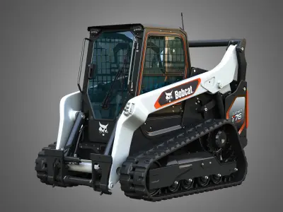 T76 Platinum Compact Track Loader - Bucket 3D model