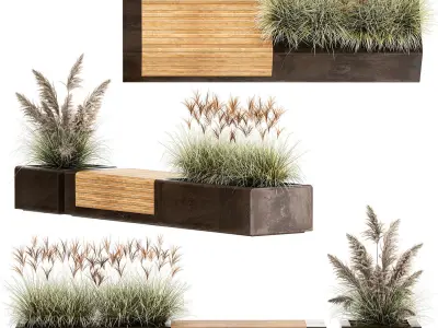 Collection bushes For Landscaping And Urban Environments 3D Model Pack