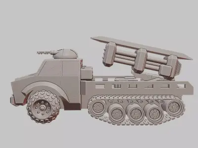 ARTA Attacker 3D Printable Modern Armored Combat Vehicle 3D print model