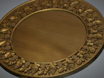 Round Frame 3D print model purchase