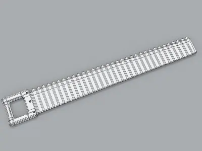 Saw PBR with wooden handle Low-poly 3D model