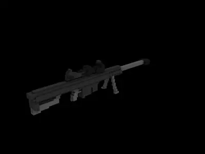 weapons voxel 3D model