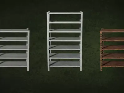 Rack Metals Series ContainerKeepItems G2 N4-6 3D model