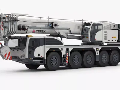Terex Explorer 5500 All Terrain Crane 3D model