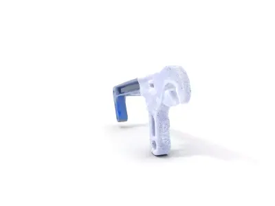 Futuristic Adjustable Wrench Model Pack with LED Indicators Low-poly 3D model