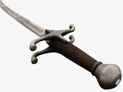 Medieval weapons Low-poly 3D model get