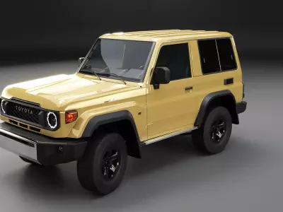 Toyota Land Cruiser GDJ71 2026 - Short Wheelbase PBR 3D model
