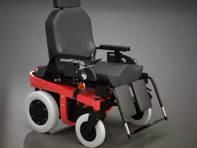 Electric Wheelchair 3D model purchase
