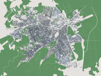Brasov Romania 3D model