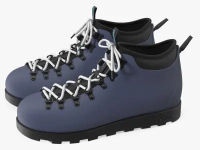 Native Fitzsimmons Onyx Boots 3D model