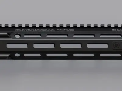 MFR-Rail-XL Low-poly 3D model