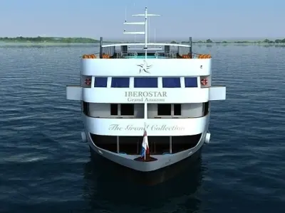 Cruise Ship 3D model 2