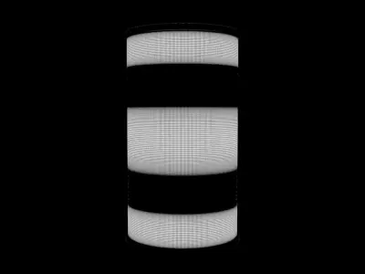 Oil Barrel Low-poly 3D model 14