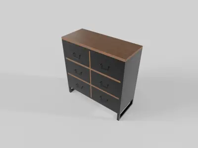 Drawers Industrial 3D model