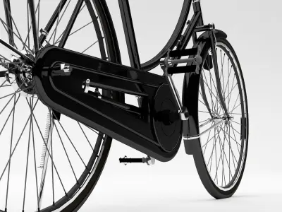 Dutch Bicycle Gazelle 3D model