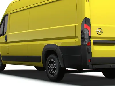 Opel e Movano Van L4H2 2024 3D model