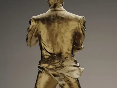 Johnnie Walker Character  3D Model 3D model